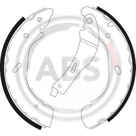 Слика на Комплет гуртни A.B.S. 9087 за Ford Transit Platform (FM,FN) 2.3 BiFuel - 143 коњи Бензин/Автогаз (LPG)