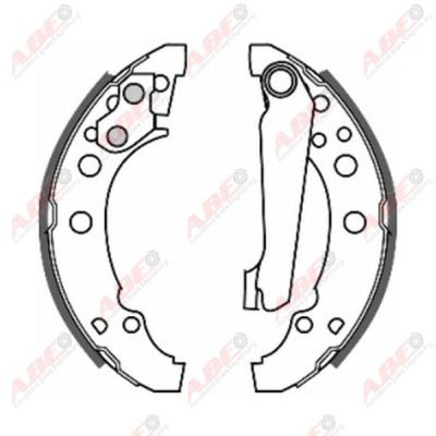 Слика на Комплет гуртни ABE C0W001ABE за VW Scirocco (53B) 1.3 - 55 коњи бензин