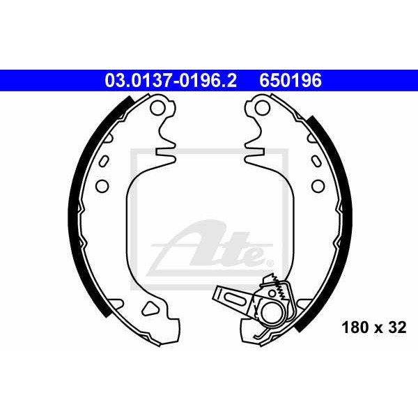 Слика на Комплет гуртни ATE 03.0137-0196.2 за Citroen Saxo S0,S1 1.0 X - 45 коњи бензин