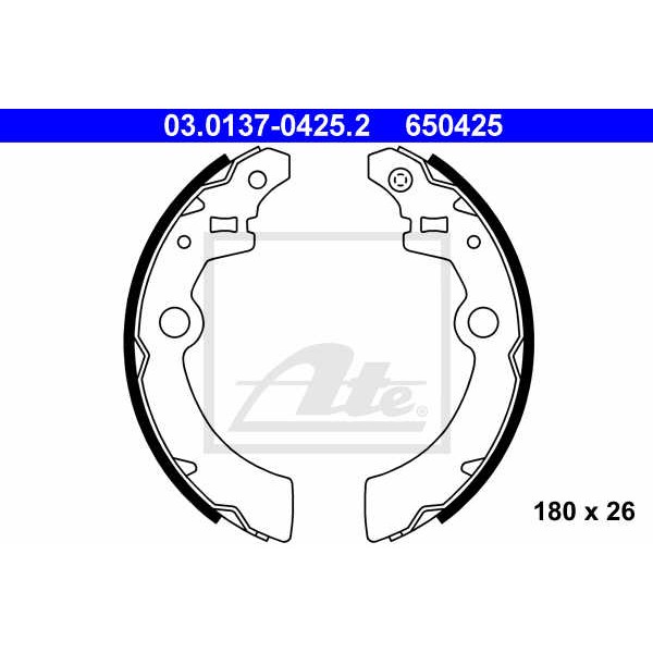 Слика на Комплет гуртни ATE 03.0137-0425.2 за Suzuki Wagon R+ (MM) 1.3 4WD - 76 коњи бензин