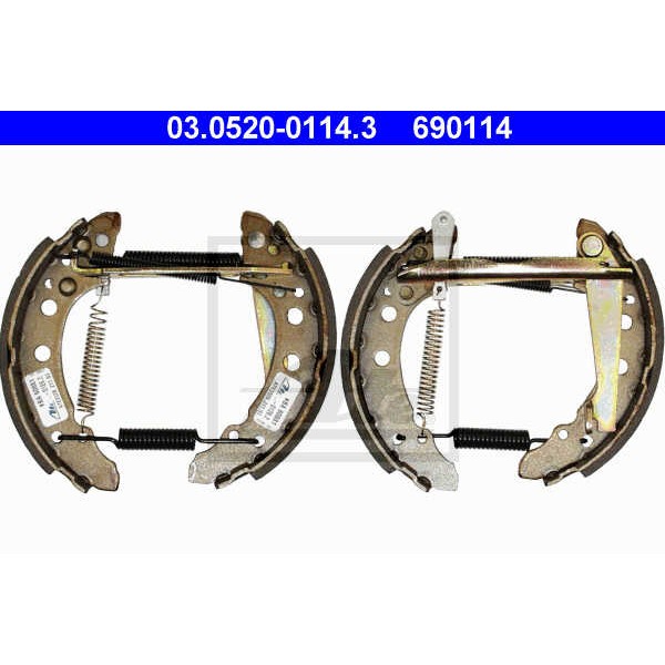 Слика на Комплет гуртни ATE Original  TopKit 03.0520-0114.3 за VW Scirocco (53B) 1.3 - 55 коњи бензин