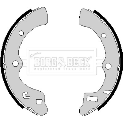 Слика на Комплет гуртни BORG & BECK BBS6167