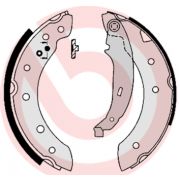 Слика 1 на Комплет гуртни BREMBO S 61 520