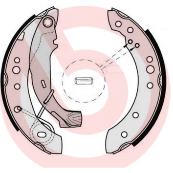 Слика на Комплет гуртни BREMBO S 61 526 за Citroen C3 II Hatchback 1.1 - 60 коњи бензин