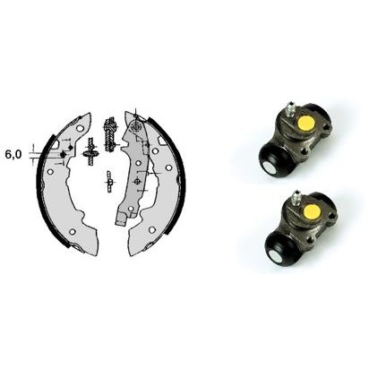 Слика на Комплет гуртни BREMBO STANDARD KIT H 61 025