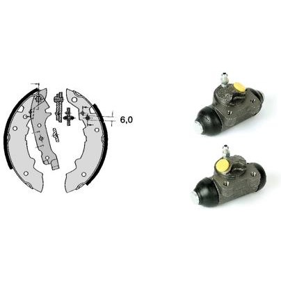 Слика на Комплет гуртни BREMBO STANDARD KIT H 68 012