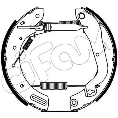 Слика на Комплет гуртни CIFAM Kit premounted 151-254