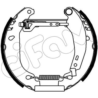 Слика на Комплет гуртни CIFAM Kit premounted 151-398