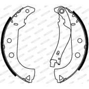 Слика 2 на Комплет гуртни FERODO PREMIER FSB675