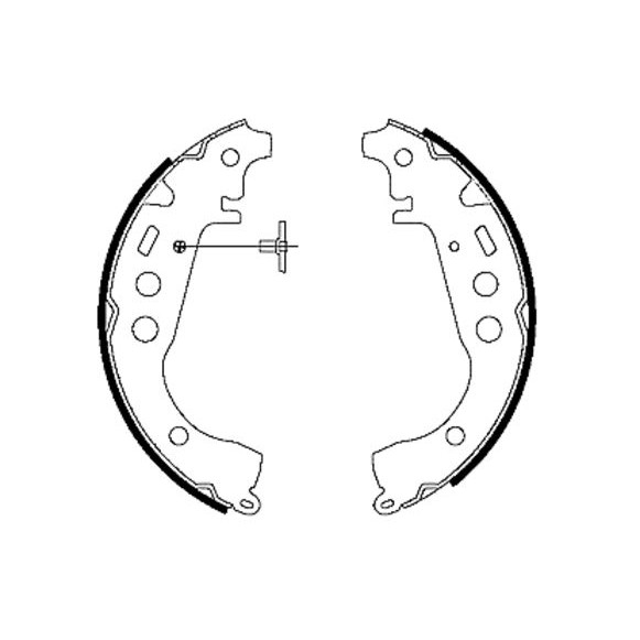 Слика на Комплет гуртни HELLA PAGID 8DB 355 001-771