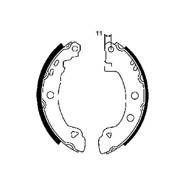 Слика на Комплет гуртни HELLA PAGID 8DB 355 002-061