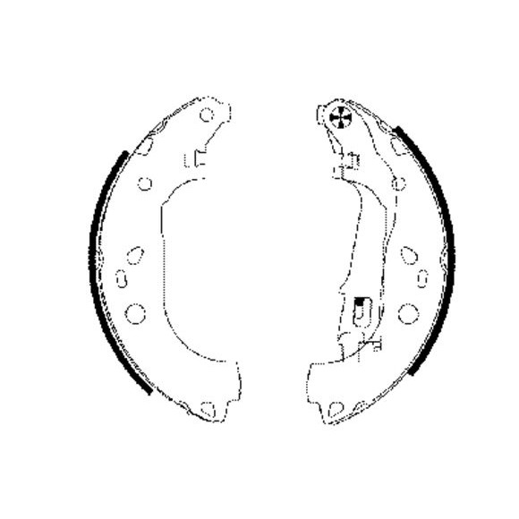 Слика на Комплет гуртни HELLA PAGID 8DB 355 002-781