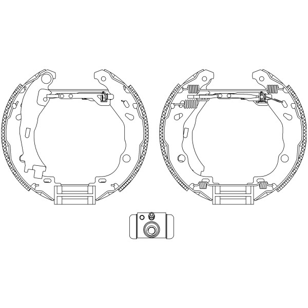 Слика на Комплет гуртни HELLA Shoe Kit Pro 8DB 355 005-111