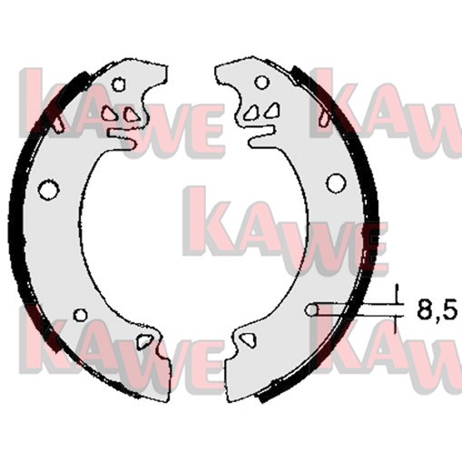 Слика на Комплет гуртни KAWE 02750