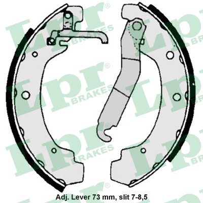 Слика на Комплет гуртни LPR 06740 за VW LT 28-50 Platform (281-363) 2.4 TD - 92 коњи дизел