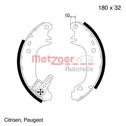 Слика на комплет гуртни METZGER MG 508 за Citroen Saxo S0,S1 1.0 X - 45 коњи бензин