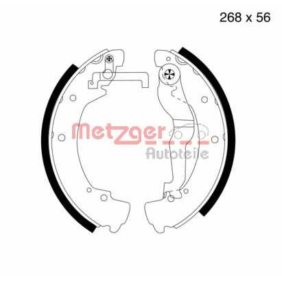 Слика на комплет гуртни METZGER MG 548 за VW Transporter T4 Box 1.9 D - 60 коњи дизел