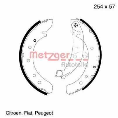 Слика на комплет гуртни METZGER MG 620 за Citroen Relay BOX 2301 2.8 HDi - 128 коњи дизел