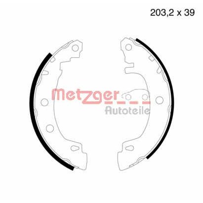 Слика на комплет гуртни METZGER MG 632 за Renault Megane 1 (BA0-1) 1.9 dTi (BA08, BA0N) - 98 коњи дизел