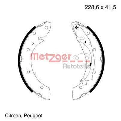 Слика на Комплет гуртни METZGER MG 641