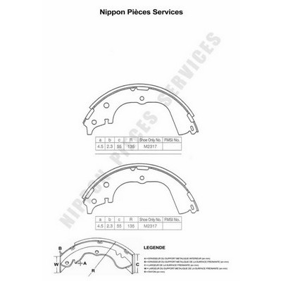 Слика на Комплет гуртни NPS D350U16