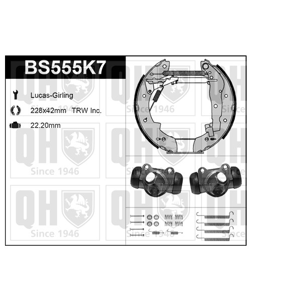 Слика на Комплет гуртни QUINTON HAZELL BS555K7