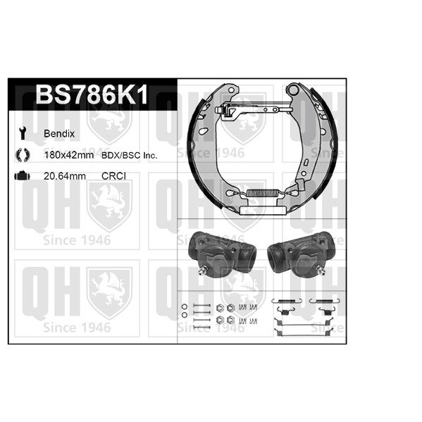 Слика на Комплет гуртни QUINTON HAZELL BS786K1