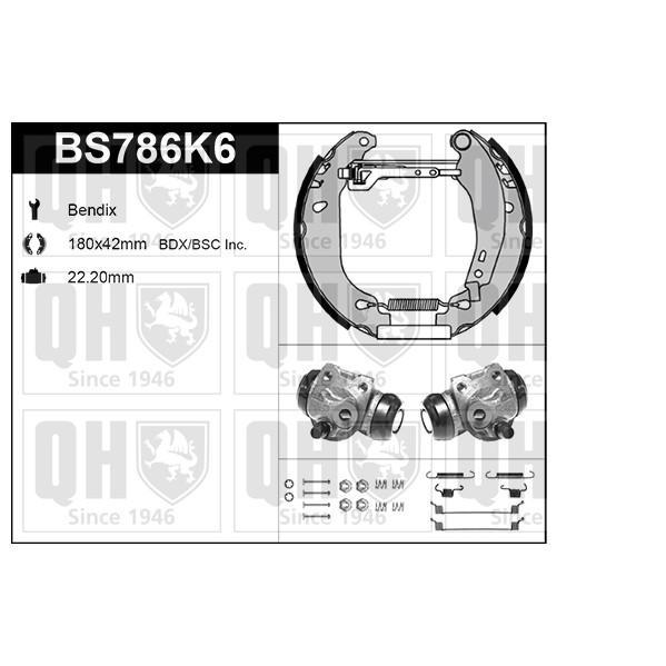 Слика на Комплет гуртни QUINTON HAZELL BS786K6