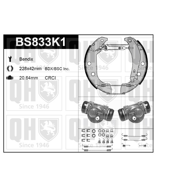 Слика на Комплет гуртни QUINTON HAZELL BS833K1