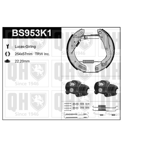 Слика на Комплет гуртни QUINTON HAZELL BS953K1