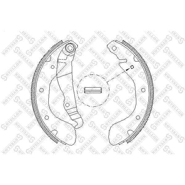 Слика на комплет гуртни STELLOX 318 100-SX за Mitsubishi Pajero TR4 (H6W,H7W) 3.2 DiD - 106 коњи бензин