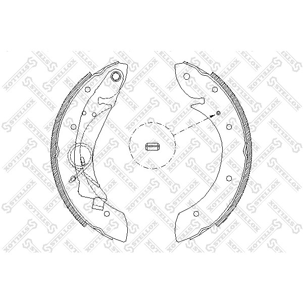 Слика на Комплет гуртни STELLOX 430 100-SX