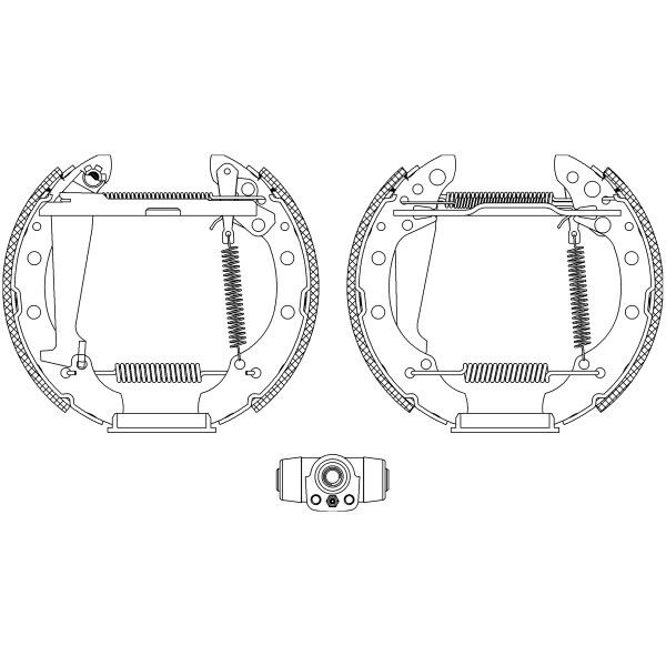 Слика на Комплет гуртни TEXTAR Shoe Kit Pro 84044700 за Skoda Yeti (5L) 2.0 TDI 4x4 - 140 коњи дизел