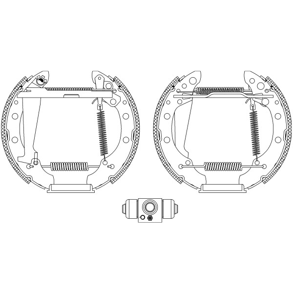 Слика на Комплет гуртни TEXTAR Shoe Kit Pro 84044706 за Audi A8 Limousine (4D2, 4D8) 2.5 TDI - 180 коњи дизел