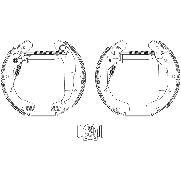 Слика на комплет гуртни TEXTAR Shoe Kit Pro 84049001 за Opel Astra GTC 1.6 - 180 коњи бензин