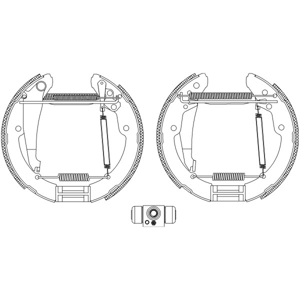 Слика на комплет гуртни TEXTAR Shoe Kit Pro 84052400 за VW Polo 5 (6R) 1.6 - 105 коњи бензин