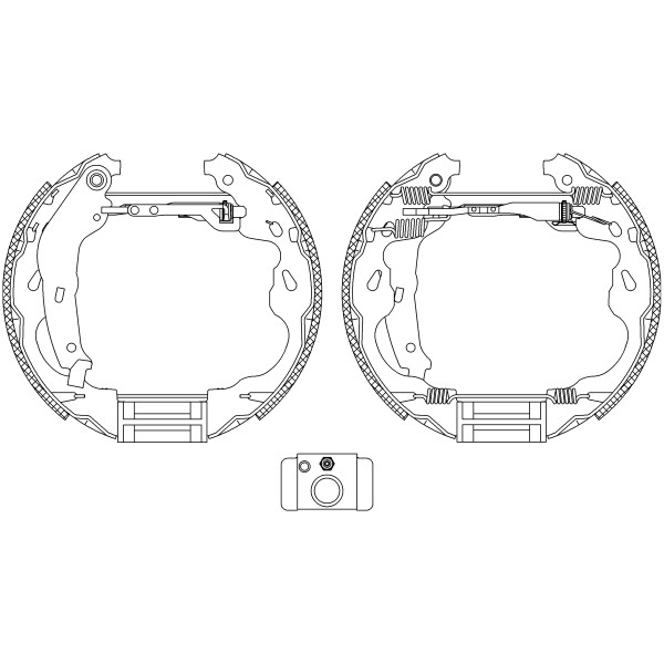 Слика на комплет гуртни TEXTAR Shoe Kit Pro 84064502 за Suzuki Splash 1.3 CDTI - 75 коњи дизел