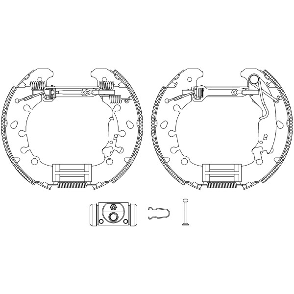 Слика на комплет гуртни TEXTAR Shoe Kit Pro 84065300 за Opel Corsa D 1.2 - 80 коњи бензин