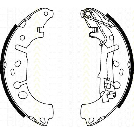 Слика на комплет гуртни TRISCAN 8100 10012 за Opel Adam 1.4 - 87 коњи бензин