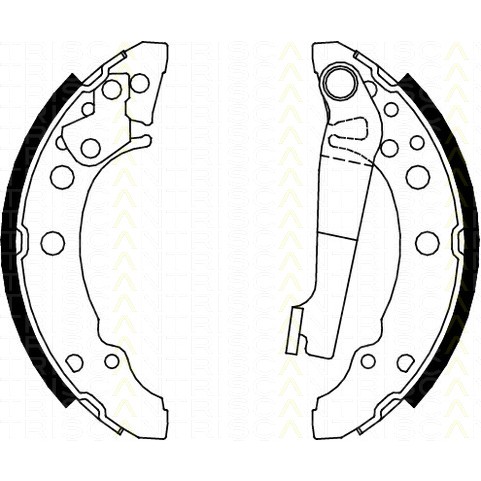 Слика на комплет гуртни TRISCAN 8100 10340 за VW Polo 3 Variant (6kv5) 1.4 - 60 коњи бензин