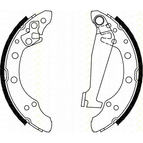 Слика на комплет гуртни TRISCAN 8100 10520 за Seat Cordoba Vario Estate (6K5) 1.9 SDI - 64 коњи дизел