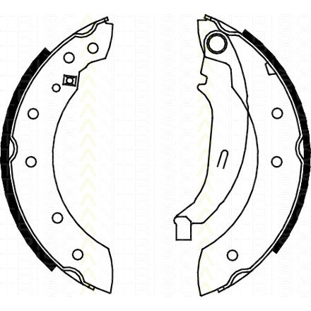 Слика на комплет гуртни TRISCAN 8100 10572 за Renault Clio 2 1.4 16V (B/CB0L) - 95 коњи бензин