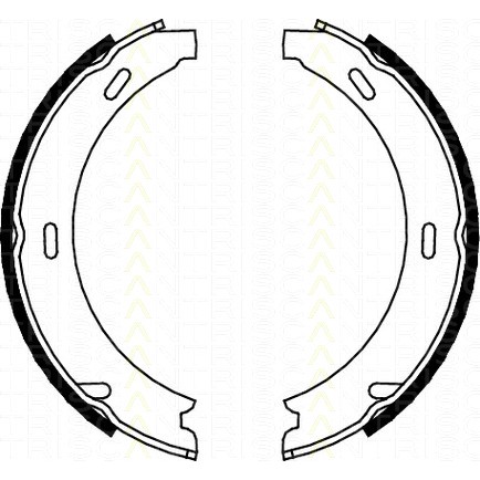 Слика на комплет гуртни TRISCAN 8100 23412 за Mercedes C-class Saloon (w202) C 200 Kompressor (202.025) - 192 коњи бензин