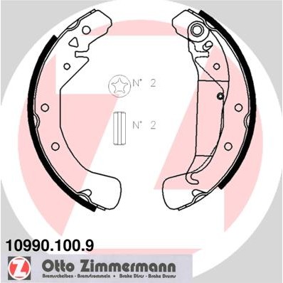 Слика на Комплет гуртни ZIMMERMANN 10990.100.9