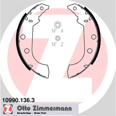 Слика на Комплет гуртни ZIMMERMANN 10990.136.3