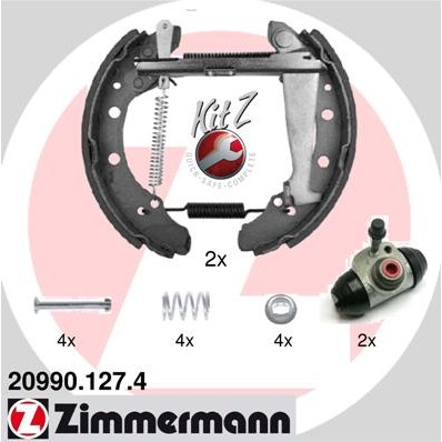 Слика на комплет гуртни ZIMMERMANN KIT Z 20990.127.4 за Seat Altea (5P1) 2.0 TDI - 140 коњи дизел