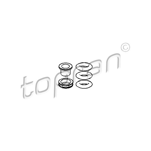 Слика на комплет дихтунзи, дизна TOPRAN 100 591 за Seat Toledo (1L) 1.6 i - 101 коњи бензин