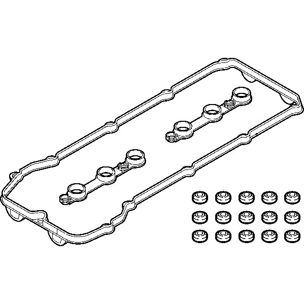 Слика на комплет дихтунзи, капак на цилиндрова глава ELRING 318.590 за BMW 3 Touring E46 325 xi - 192 коњи бензин