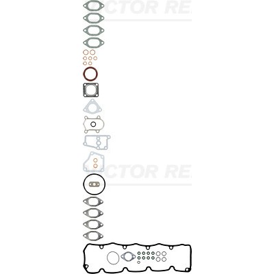 Слика на комплет дихтунзи, цилиндарска глава VICTOR REINZ 02-33951-07 за камион Iveco Daily 1 Box 49-12 V (15154204, 15154211, 15154215, 15154217, 15154404, 1 - 122 коњи дизел