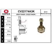 Слика 1 на Комплет зглоб на погонско вратило EAI CV22174A3K